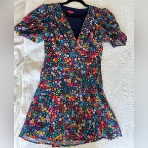 STAUD Multicolor Floral Dress